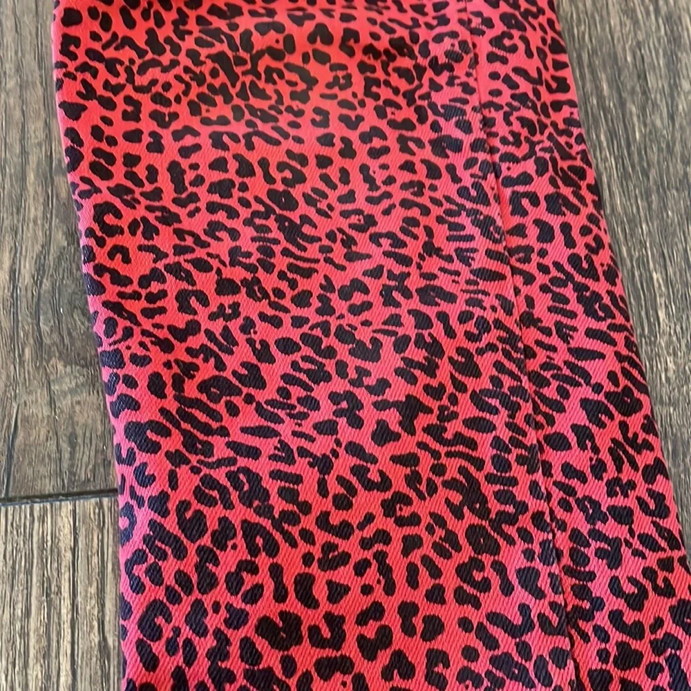 Zara red black